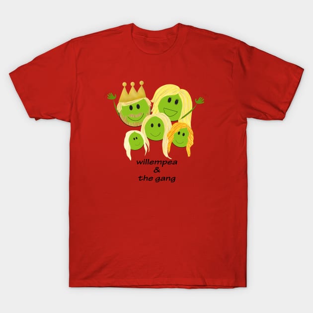 willempea & the gang T-Shirt by shackledlettuce